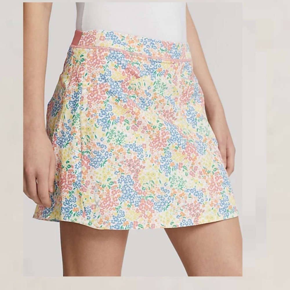Ralph Lauren Ladies RLX Golf Aim 4 Way Print Stretch 17 Inch Skort